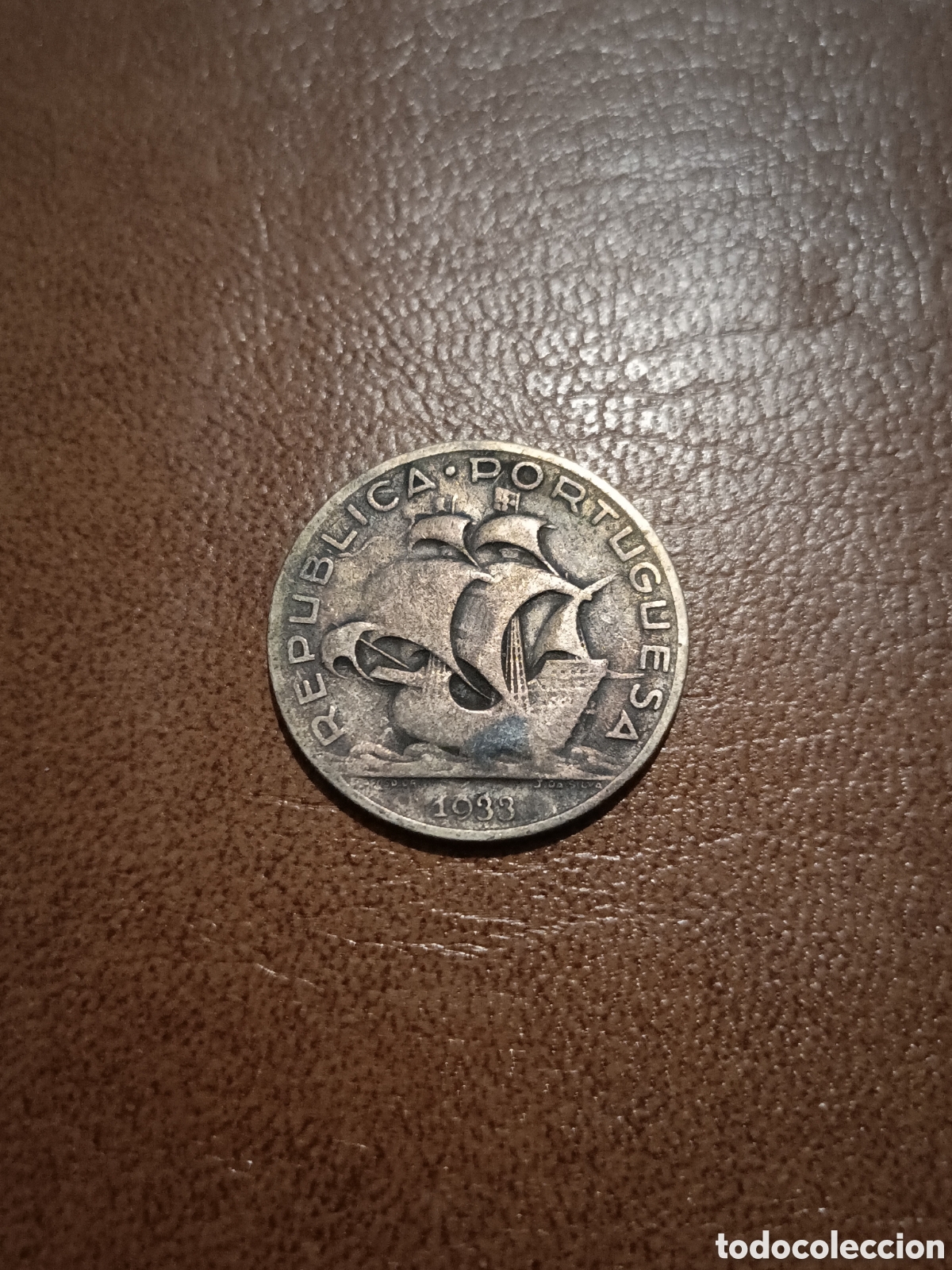 Monedas antiguas de Europa: 5 ESCUDO 1933 PLATA- PORTUGAL