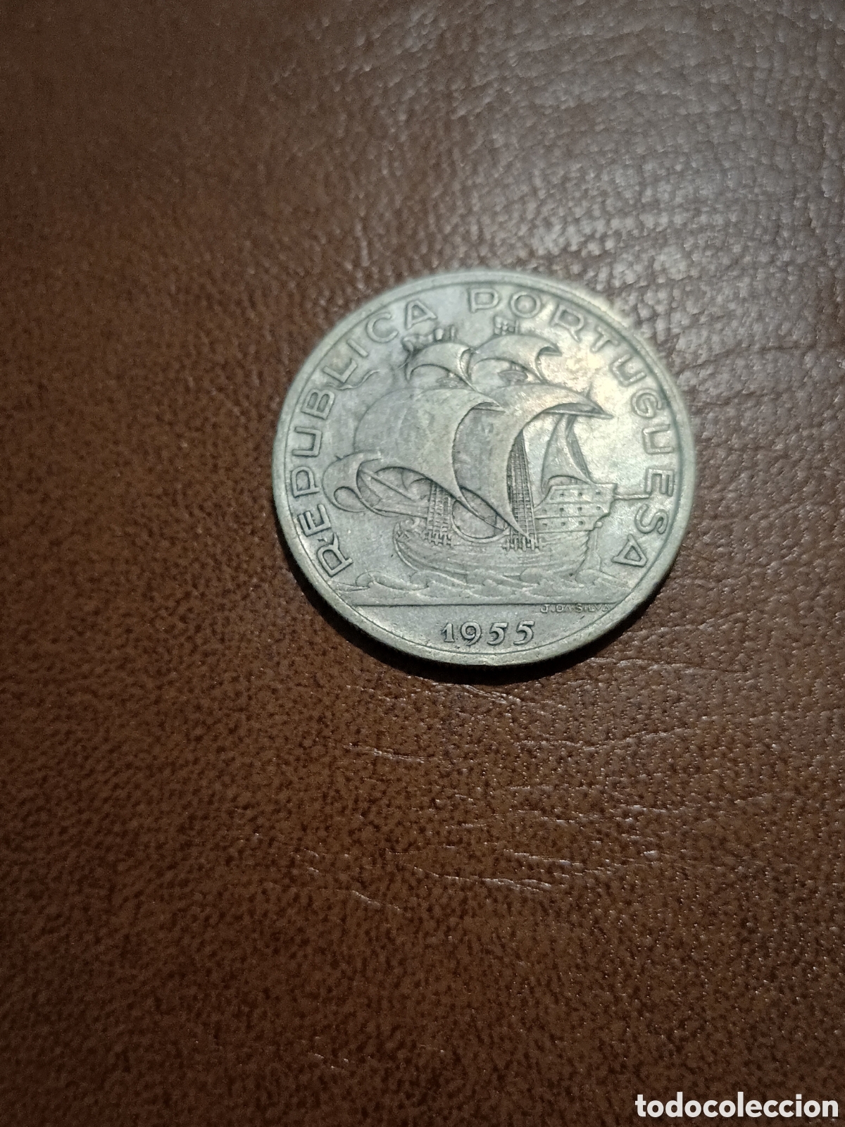 Monedas antiguas de Europa: 10 ESCUDOS 1955 PLATA- PORTUGAL