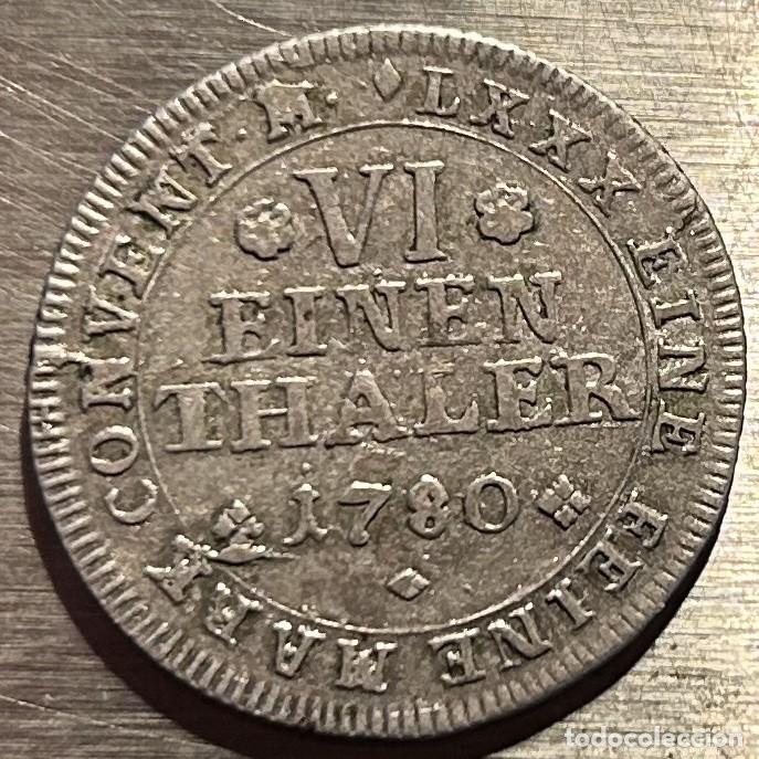 Monedas antiguas de Europa: 1/6 DE THALER 1780 BRUNSWICK-WOLFENBUTTEL