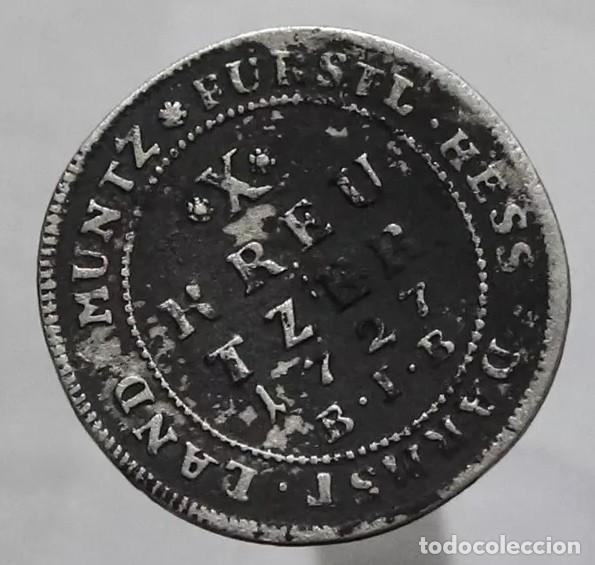 Monedas antiguas de Europa: 10 KREUZER 1727 HESSE-DARMSTADT