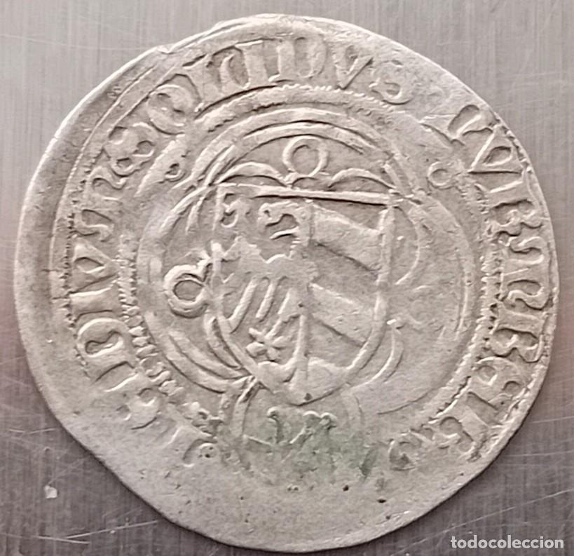 Monedas antiguas de Europa: MEDIO SOLIDO 1465-1467 NUREMBERG