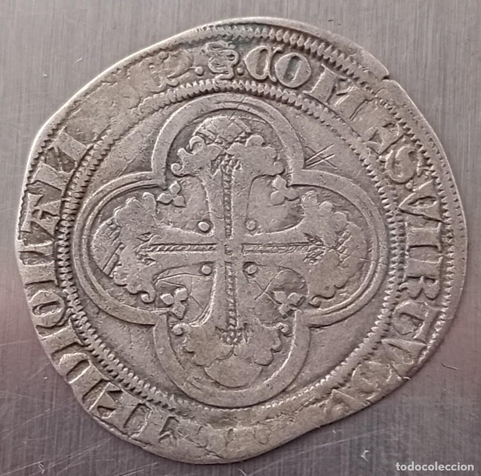Monedas antiguas de Europa: GROSSO 1395-1402 MILAN. GIAN GALEAZZO VISCONTI