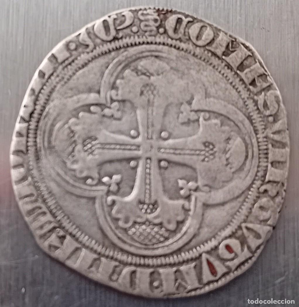 Monedas antiguas de Europa: GROSSO 1395-1402 MILAN. GIAN GALEAZZO VISCONTI