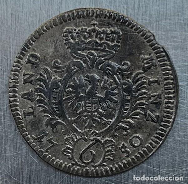 Monedas antiguas de Europa: 6 KREUZER 1750 BRANDENBURGO-ANSBACH