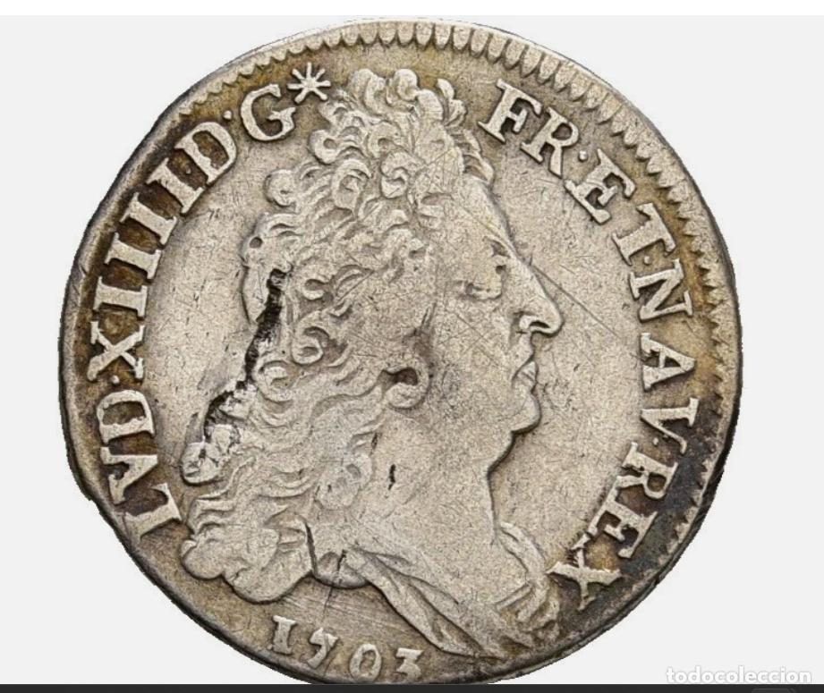 Monedas antiguas de Europa: FRANCIA 10 SOLS 1703 A