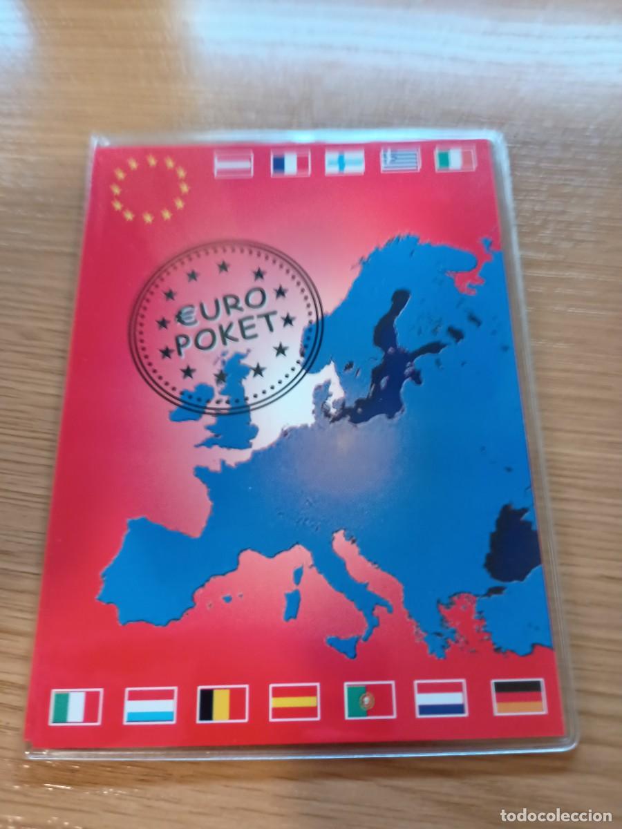 Monedas antiguas de Europa: M&oacute;naco a&ntilde;o 2002 Europocket 5 monedas 10 c&eacute;ntimos a 2 euros &euro;