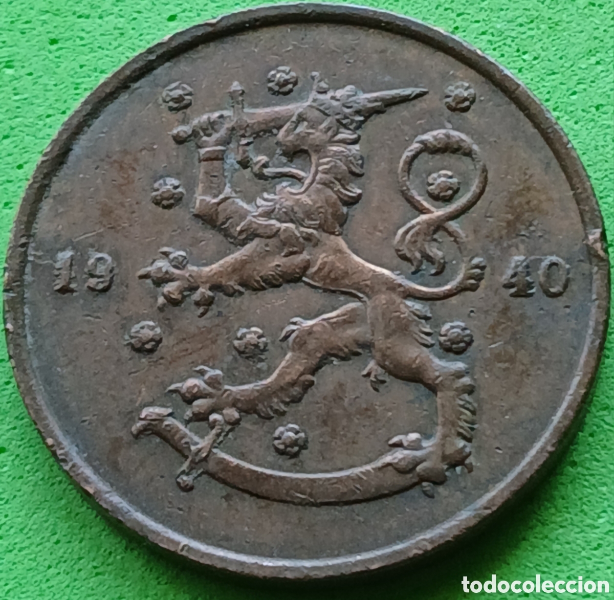 Monedas antiguas de Europa: Finlandia 10 pennia 1940 km#24