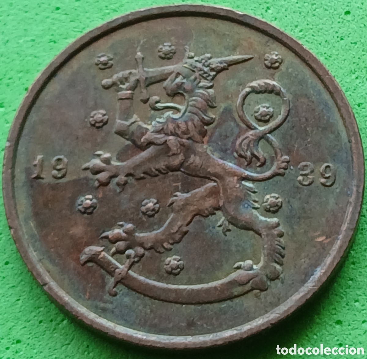 Monedas antiguas de Europa: Finlandia 10 pennia 1939 km#24