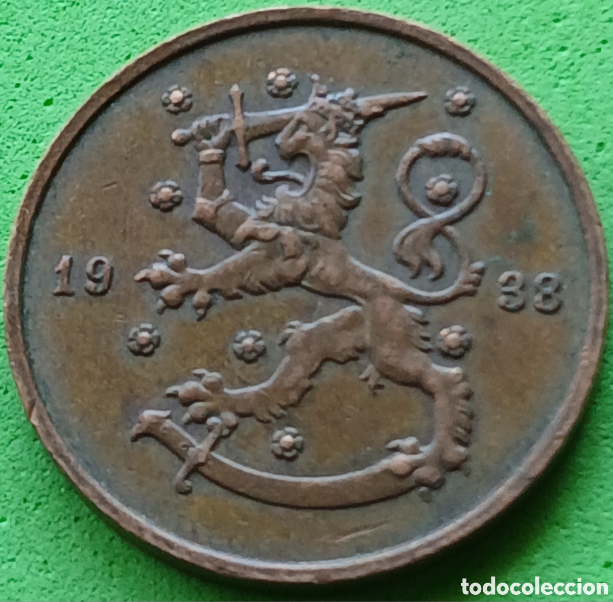Monedas antiguas de Europa: Finlandia 10 pennia 1938 km#24