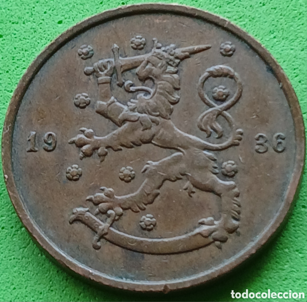 Monedas antiguas de Europa: Finlandia 10 pennia 1936 km#24