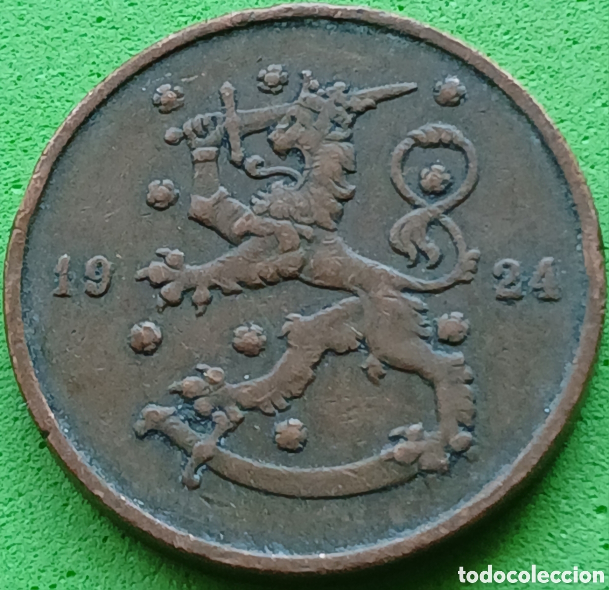 Monedas antiguas de Europa: Finlandia 10 pennia 1924 km#24