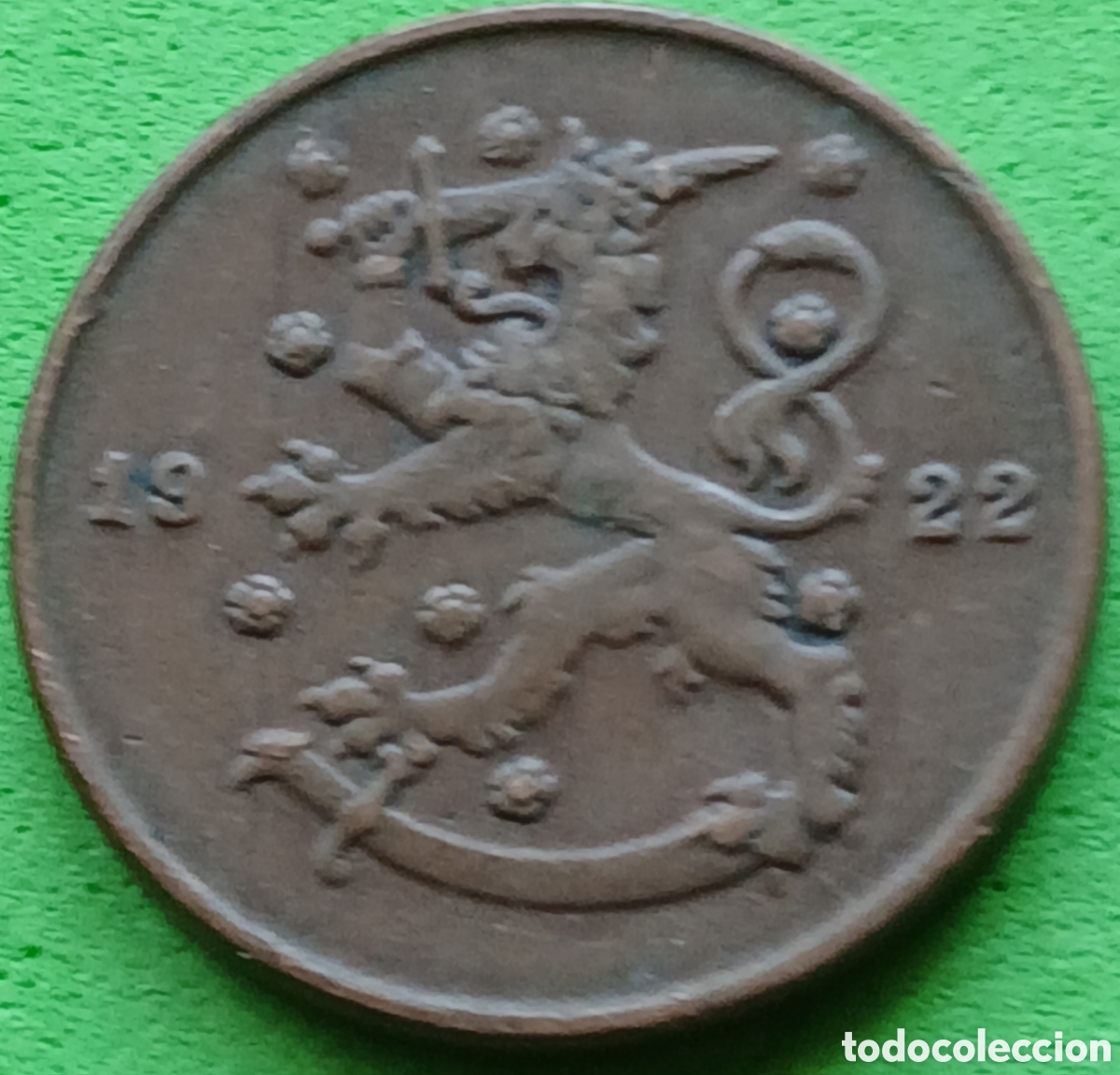 Monedas antiguas de Europa: Finlandia 10 pennia 1922 km#24