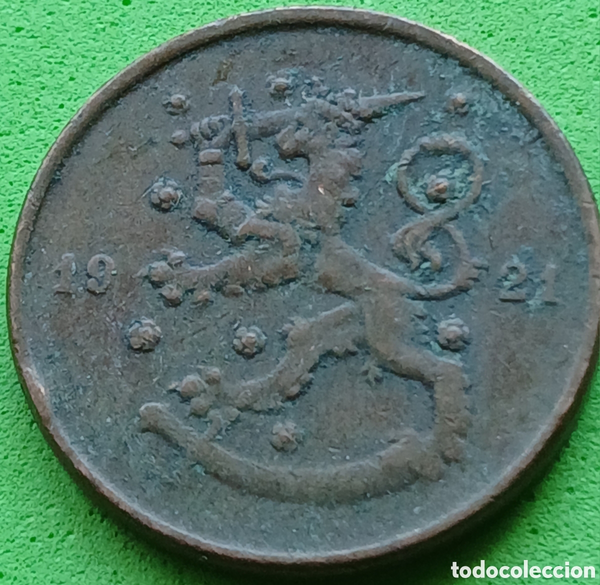 Monedas antiguas de Europa: Finlandia 10 pennia 1921 km#24