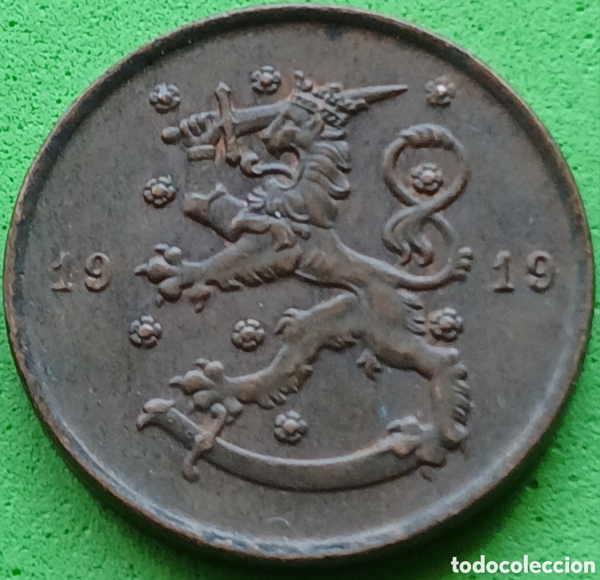 Monedas antiguas de Europa: Finlandia 10 pennia 1919 km#24