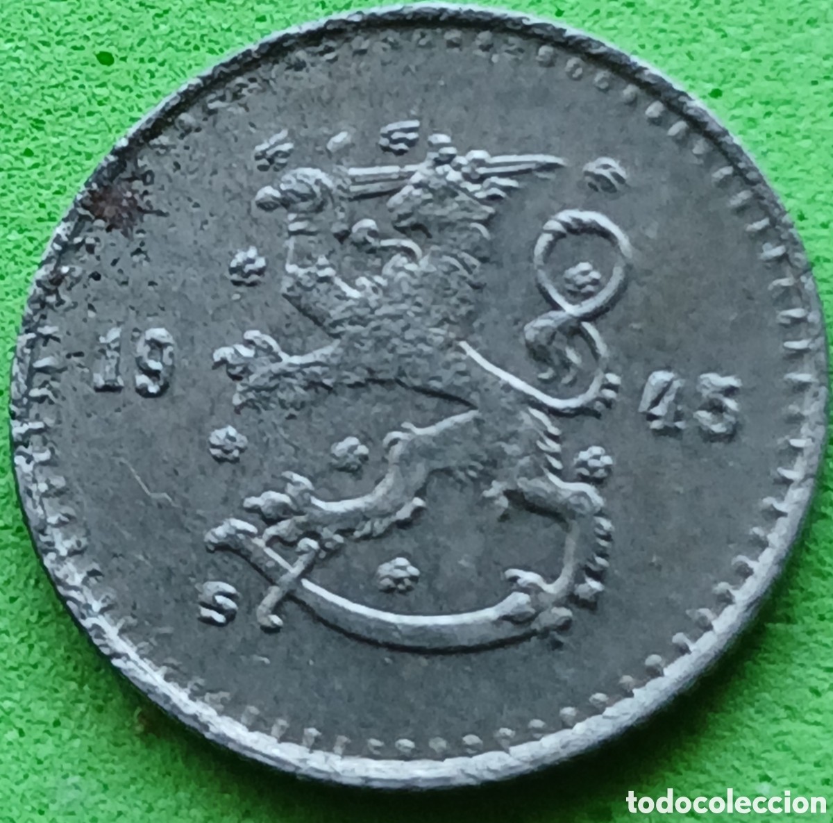 Monedas antiguas de Europa: Finlandia 25 pennia 1945 km#25b