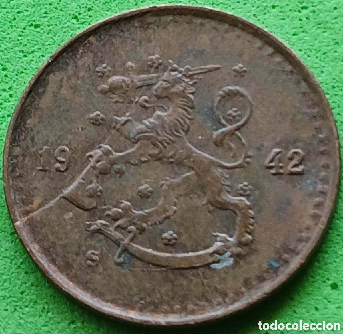 Monedas antiguas de Europa: Finlandia 25 pennia 1942 km#25a