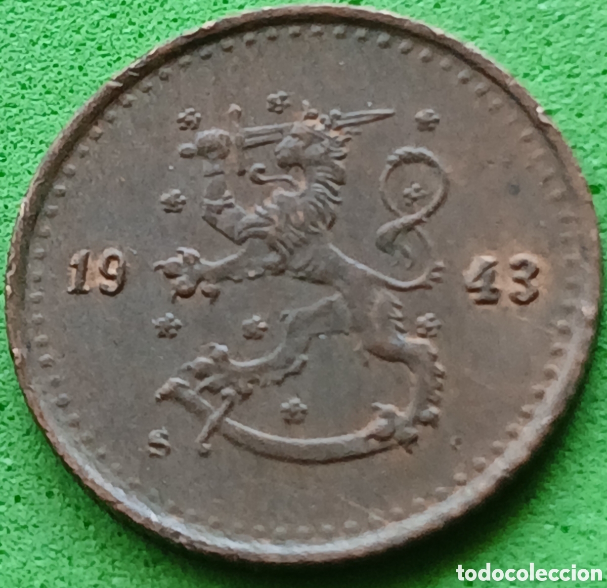 Monedas antiguas de Europa: Finlandia 25 pennia 1943 km#25a