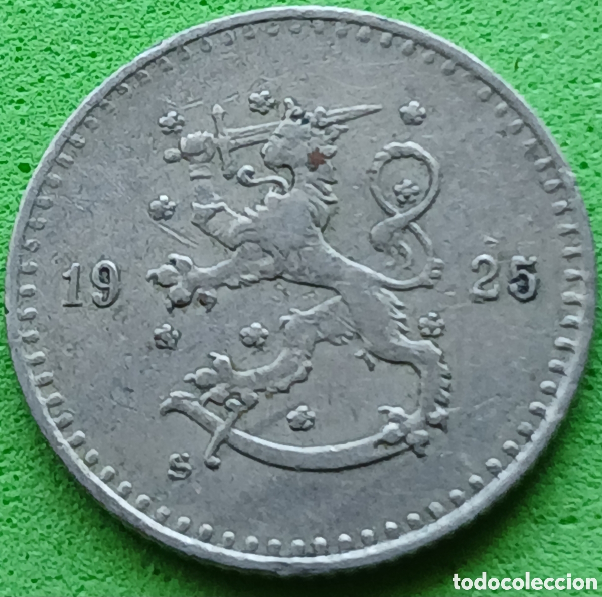 Monedas antiguas de Europa: Finlandia 25 pennia 1925 km#25 poco com&uacute;n