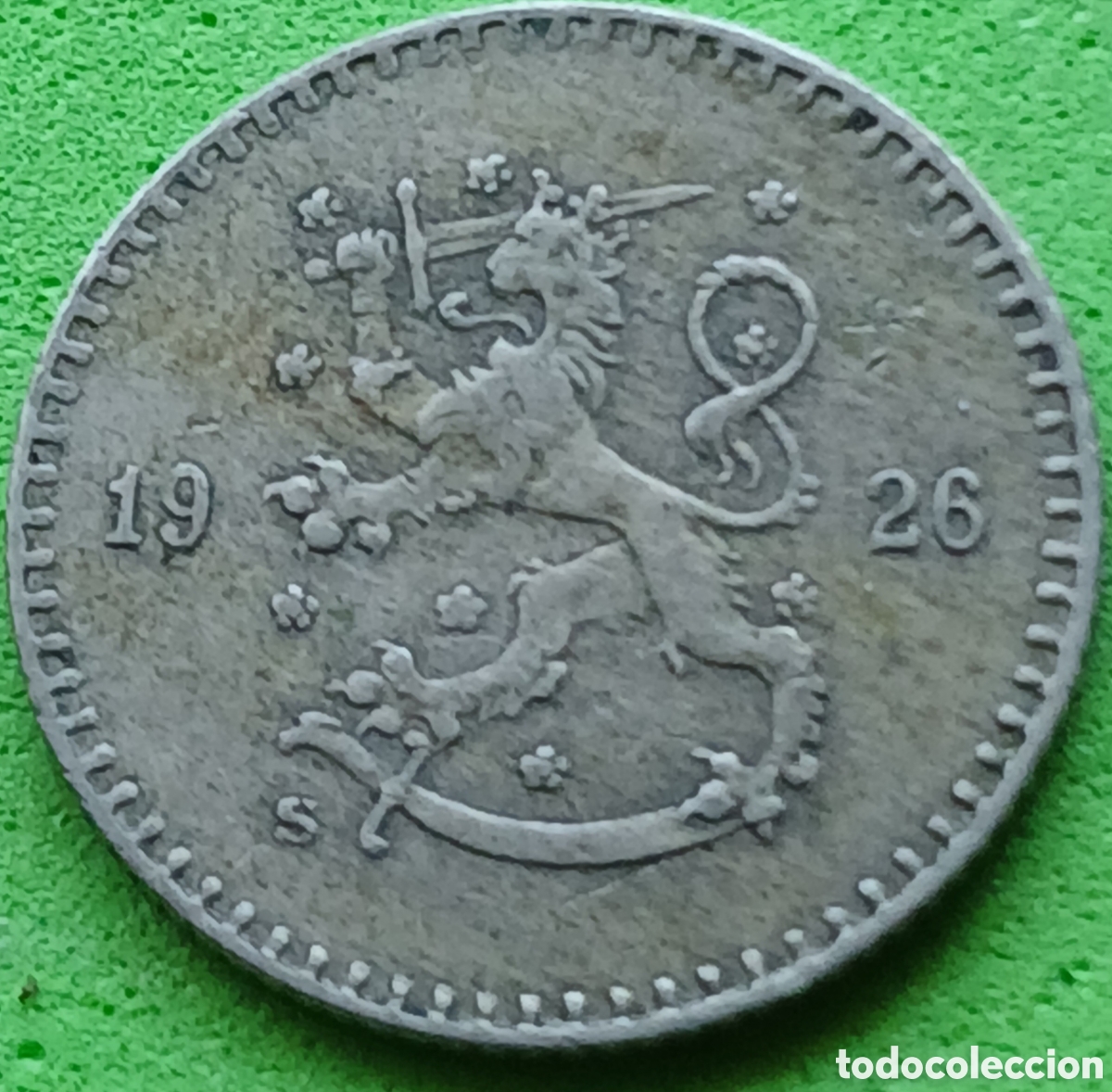 Monedas antiguas de Europa: Finlandia 25 pennia 1926 km#25 poco com&uacute;n