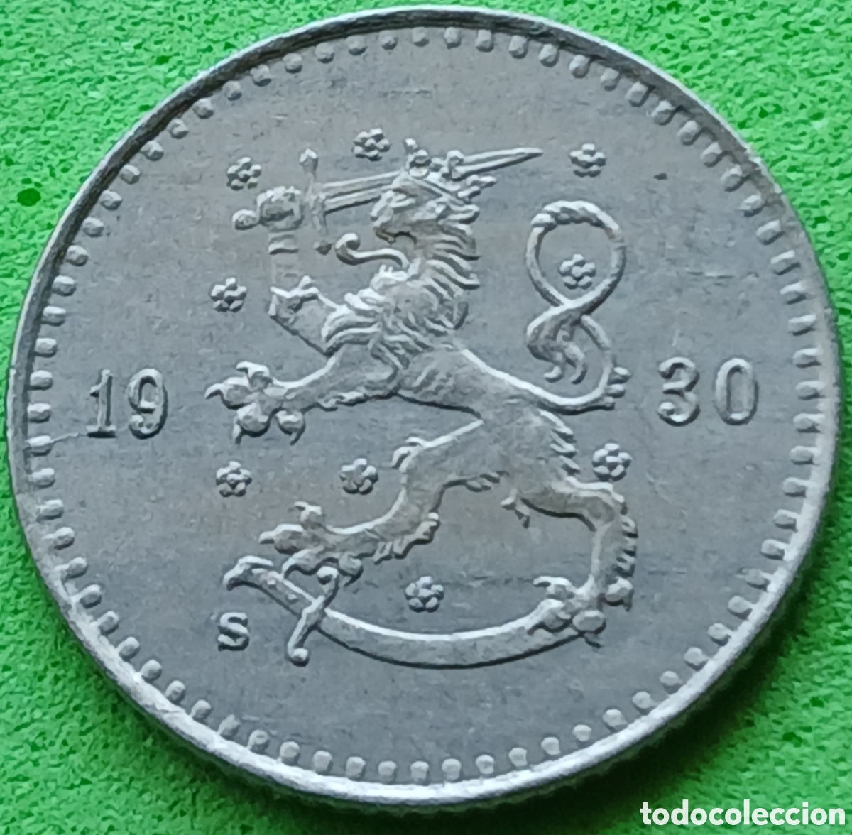 Monedas antiguas de Europa: Finlandia 25 pennia 1930 km#25 poco com&uacute;n!!