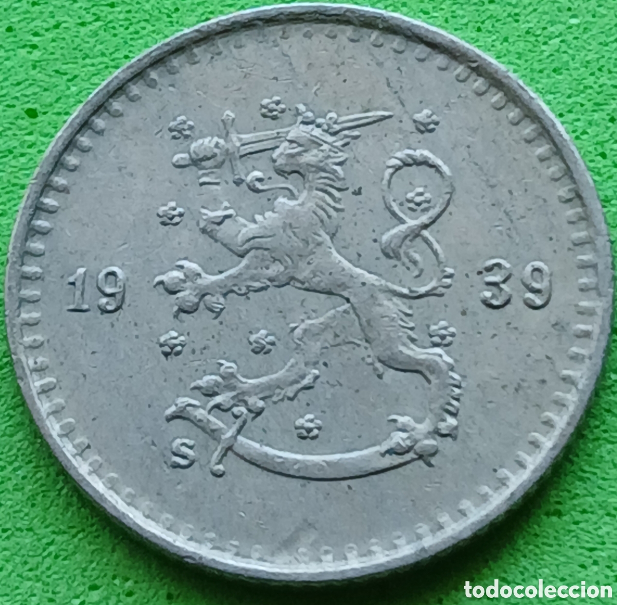 Monedas antiguas de Europa: Finlandia 25 pennia 1939 km#25