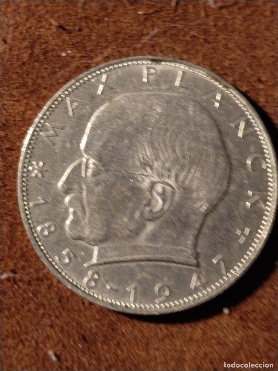 Monedas antiguas de Europa: Alemania 2 Marcos 1957 Max Planck &ndash; Bundesrepublik Deutschland