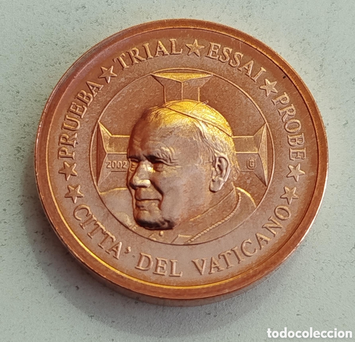 Monedas antiguas de Europa: Moneda 1 C&eacute;ntimo Prueba Vaticano 2002 - Specimen
