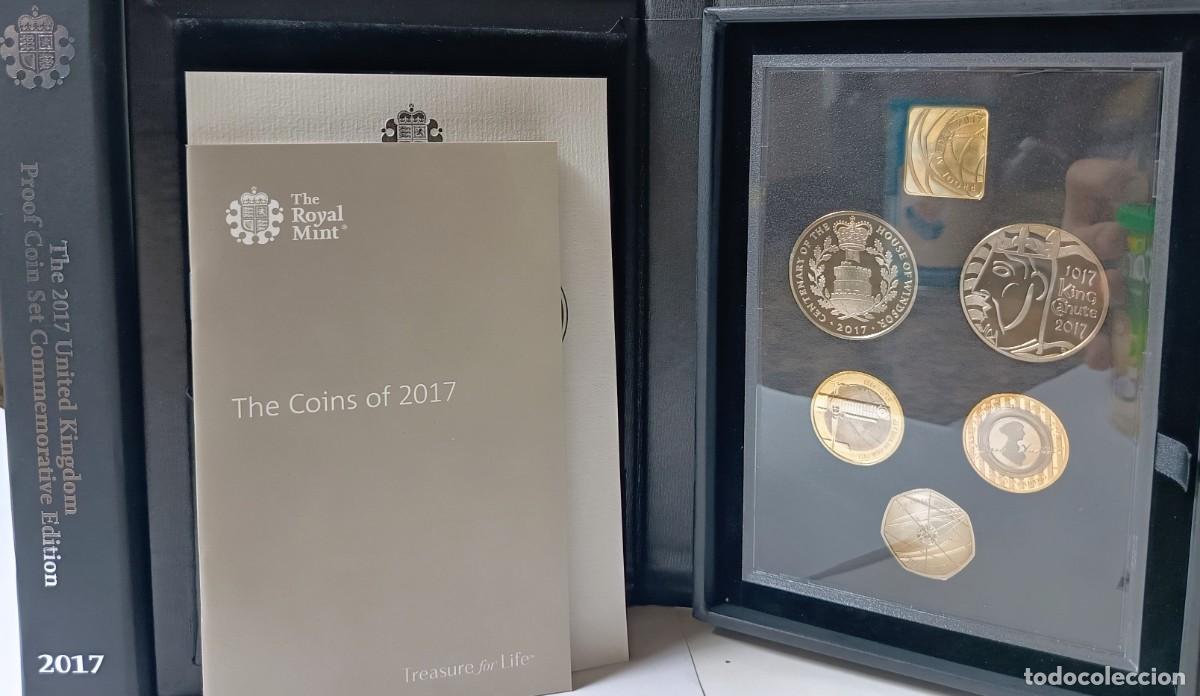 Monedas antiguas de Europa: GRAN BRETA&Ntilde;A. UK. SET EN ESTUCHE DE LUJO 2017 PROOF. 5 MONEDAS COMMEMORATIVAS. EDICI&Oacute;N LIMITADA.