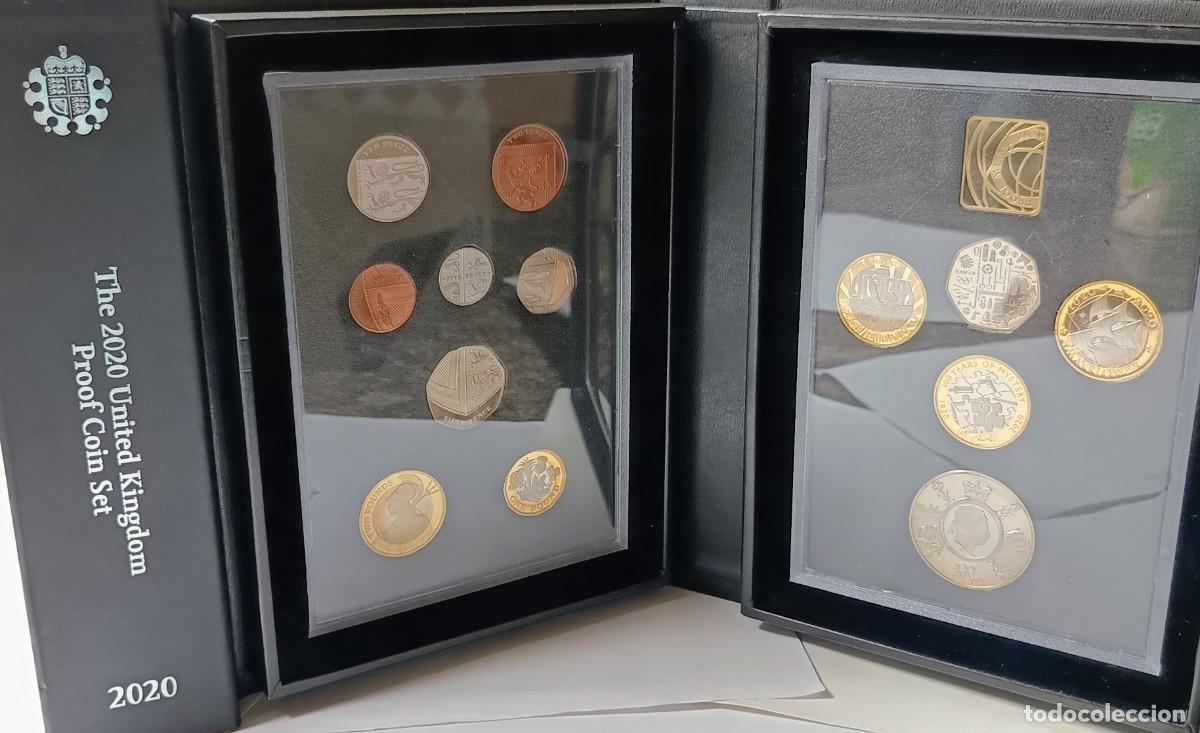 Monedas antiguas de Europa: GRAN BRETA&Ntilde;A. UK. SET EN ESTUCHE DE LUJO 2020 PROOF. 13 MONEDAS. EDICI&Oacute;N LIMITADA.