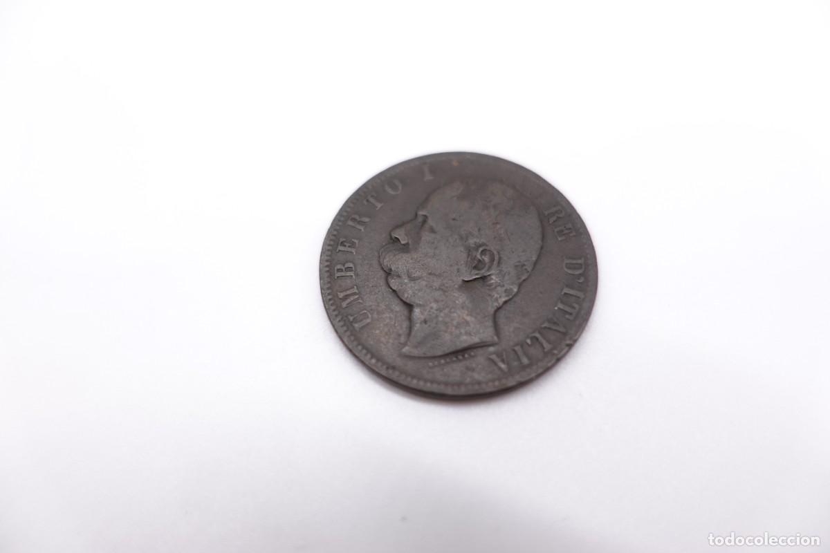 Monedas antiguas de Europa: RARA MONEDA HIST&Oacute;RICA DE COBRE UMBERTO I RE D'ITALIA - NUMISM&Aacute;TICA EXTRANJERA ITALIA