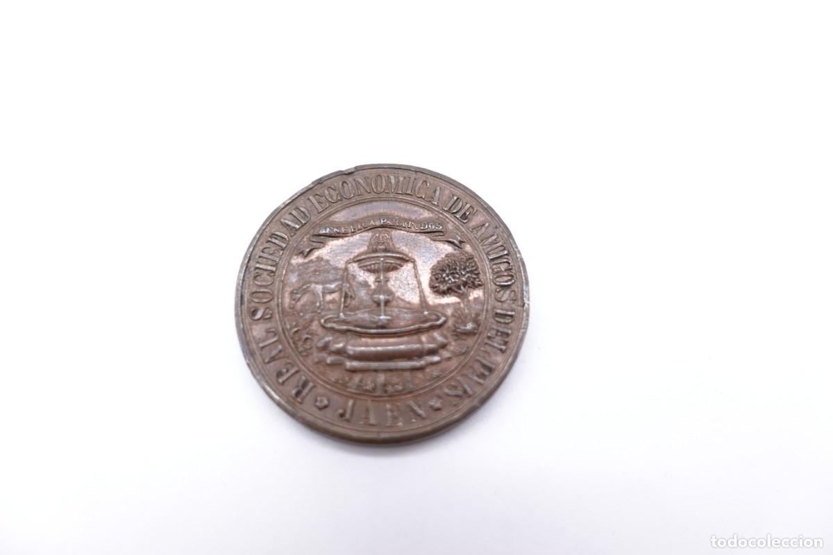 Monedas antiguas de Europa: RARA MEDALLA DE BRONCE REAL SOCIEDAD ECON&Oacute;MICA DE AMIGOS DEL PA&Iacute;S DE JA&Eacute;N - HIST&Oacute;RICA