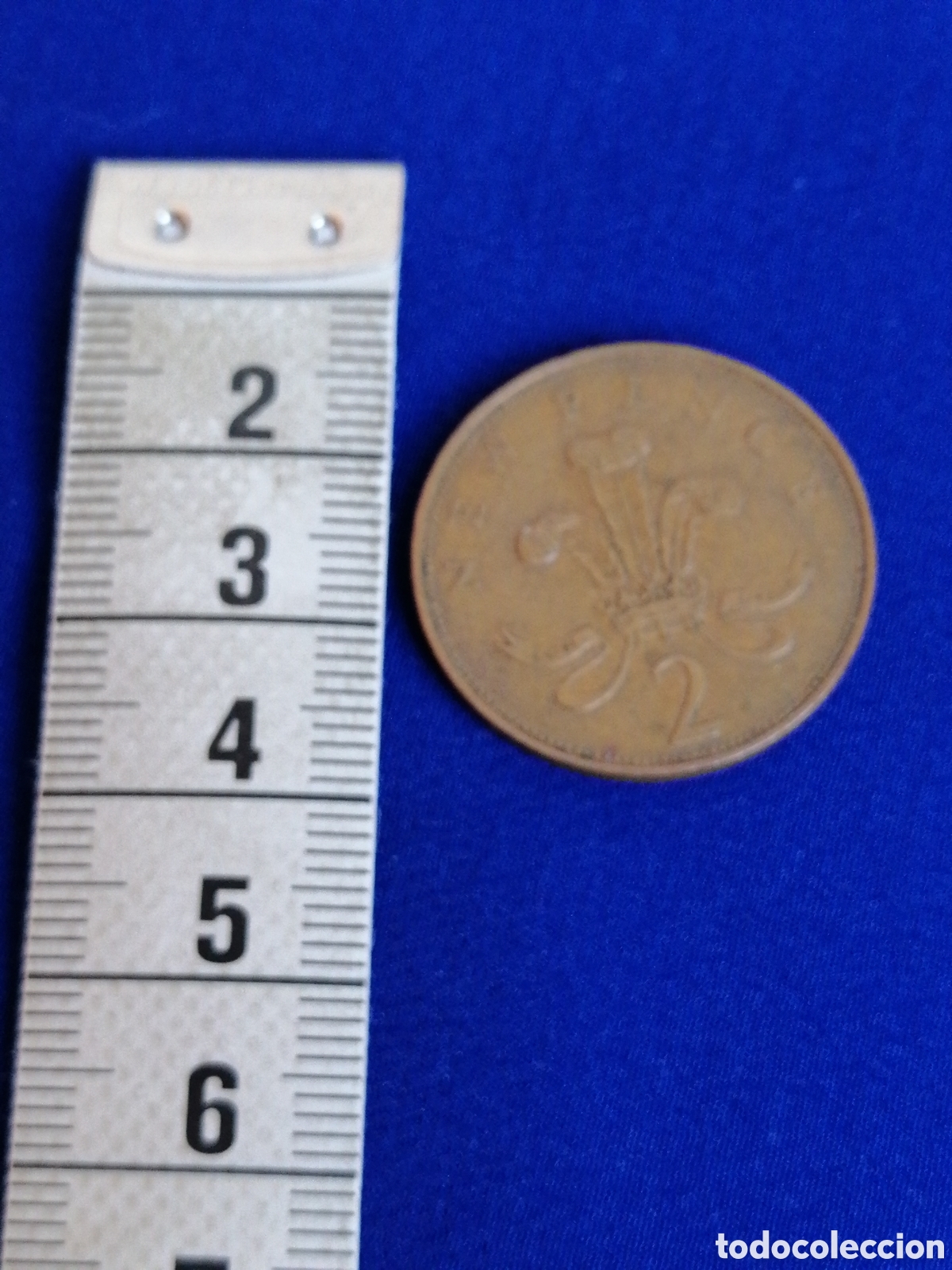 Monedas antiguas de Europa: INGLATERRA NEW PENCE MONEDA - Foto 2