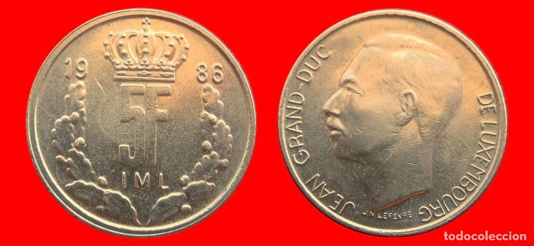 Monedas antiguas de Europa: 5 FRANCOS 1986 LUXEMBURGO-152173