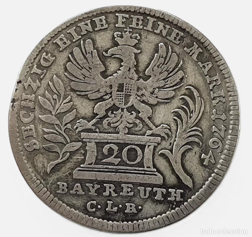 Monedas antiguas de Europa: 20 KREUZER 1764 BRANDENBURGO-BAYREUTH