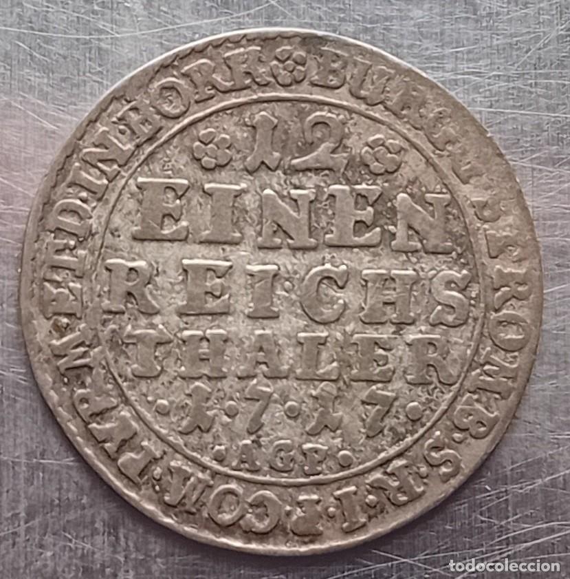 Monedas antiguas de Europa: 1/12 D3 THALER 1717 OBISPADO DE PADERBORN