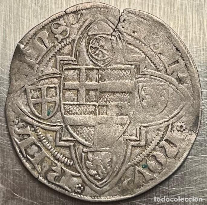 Monedas antiguas de Europa: WEISSPFENNIG 1414-1463 ARZOBISPADO DE COLONIA. THEODERIC II VON MOERS. CECA RIEHL