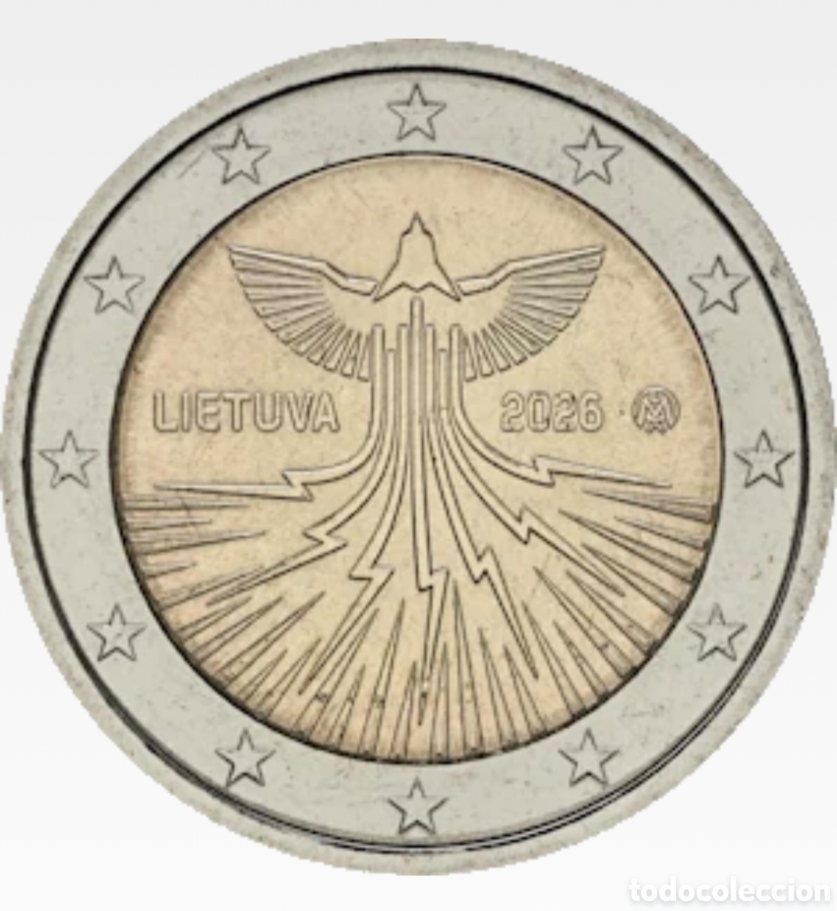 Monete antiche di Europa: Moneda conmemorativa 2 euros - 2026 - SC - Lituania - Independencia energ&eacute;tica