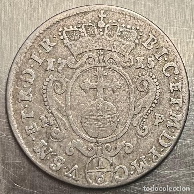 Monedas antiguas de Europa: 1/6 DE THALER 1715 JULICH-BERG
