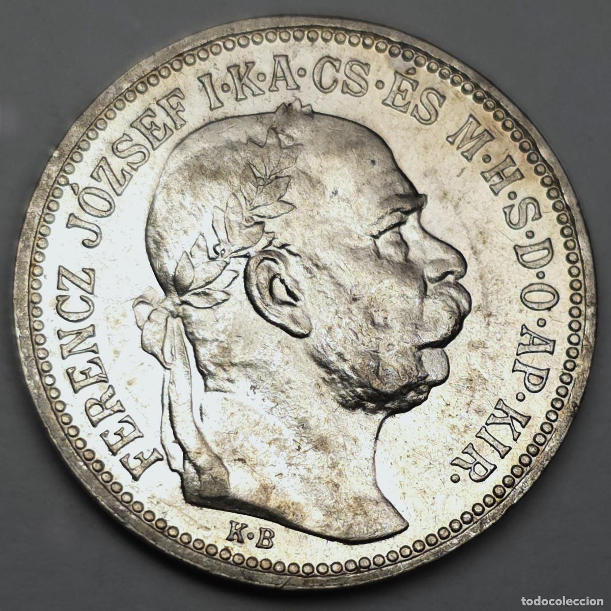 Monedas antiguas de Europa: MONEDA DE PLATA IMPERIO AUSTRIACO 1 KORONA 1915 FRANCISCO JOSE I SC