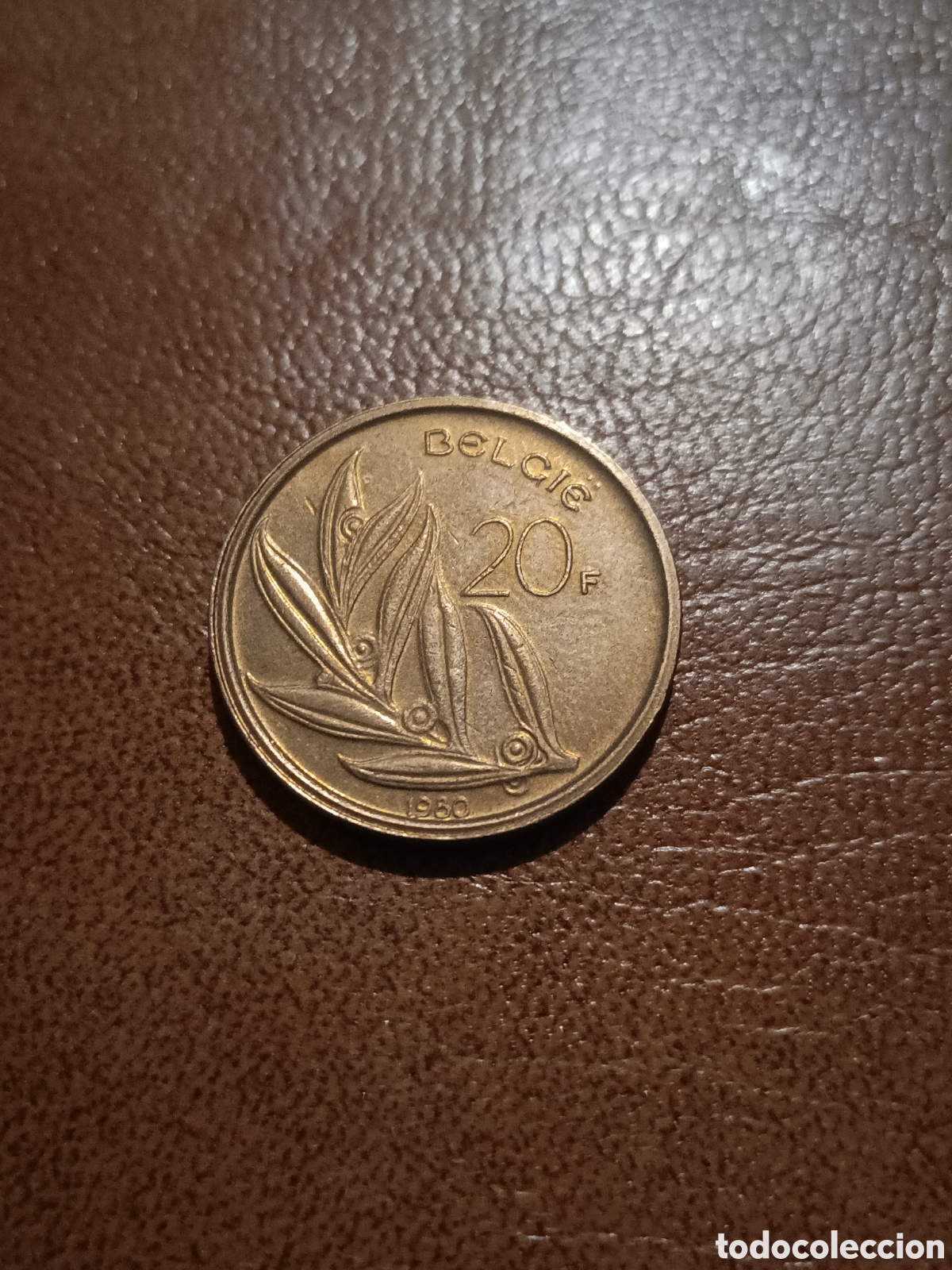 Monedas antiguas de Europa: 20 FRANCOS 1980 - B&Eacute;LGICA