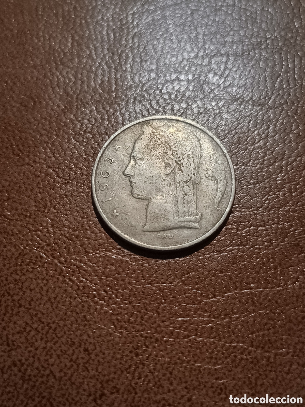 Monedas antiguas de Europa: 5 FRANCOS 1963 - B&Eacute;LGICA