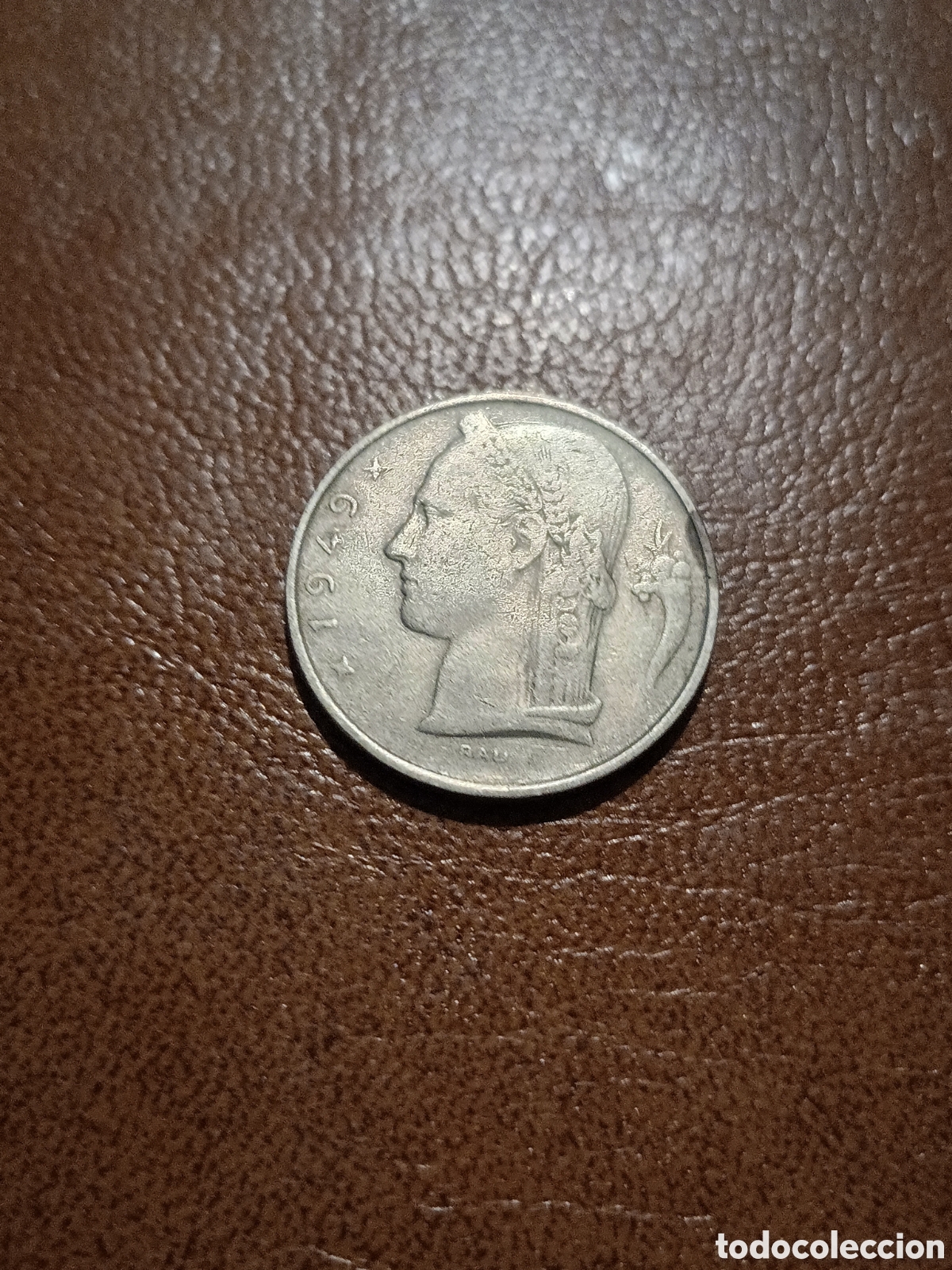 Monedas antiguas de Europa: 5 FRANCOS 1949 - B&Eacute;LGICA