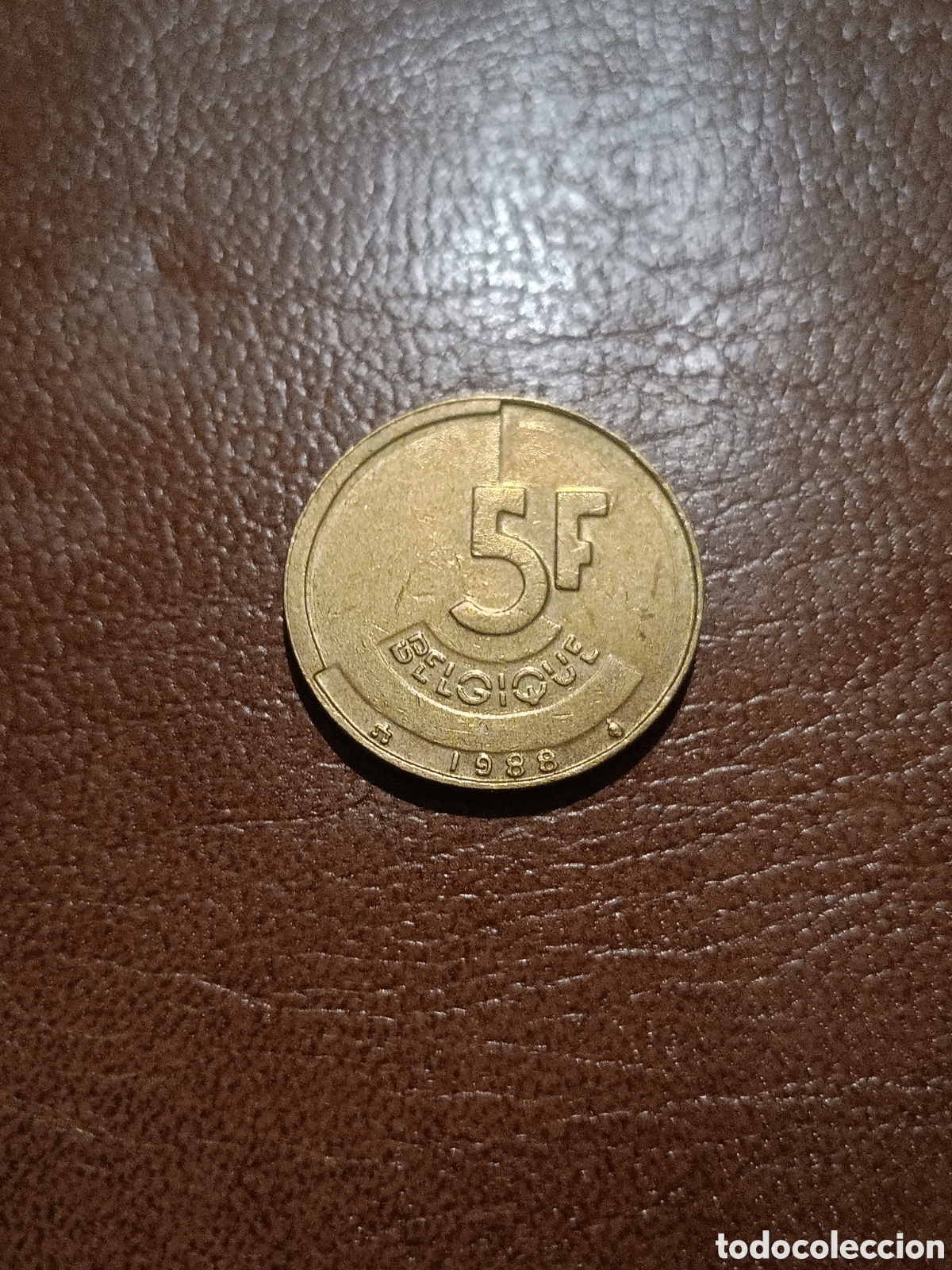 Monedas antiguas de Europa: 5 FRANCOS 1988 - B&Eacute;LGICA