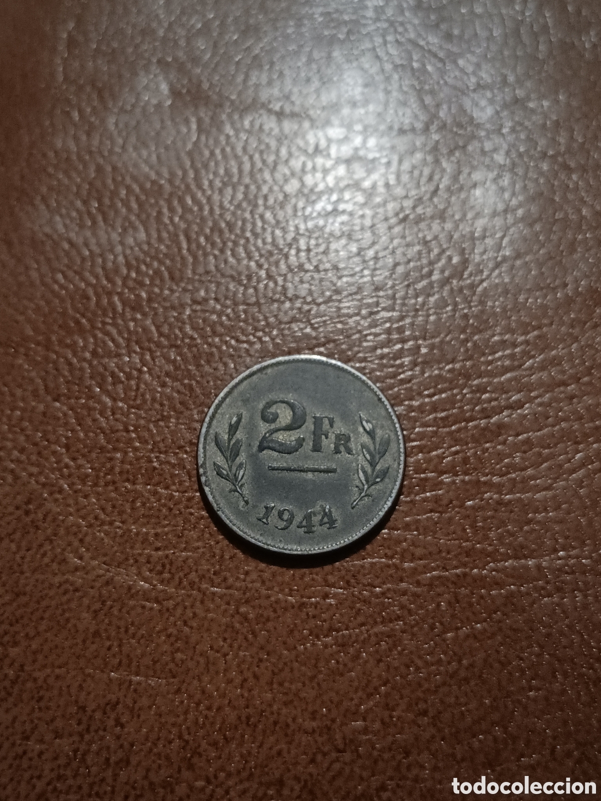 Monedas antiguas de Europa: 2 FRANCOS 1944 CECA FILADELFIA - B&Eacute;LGICA