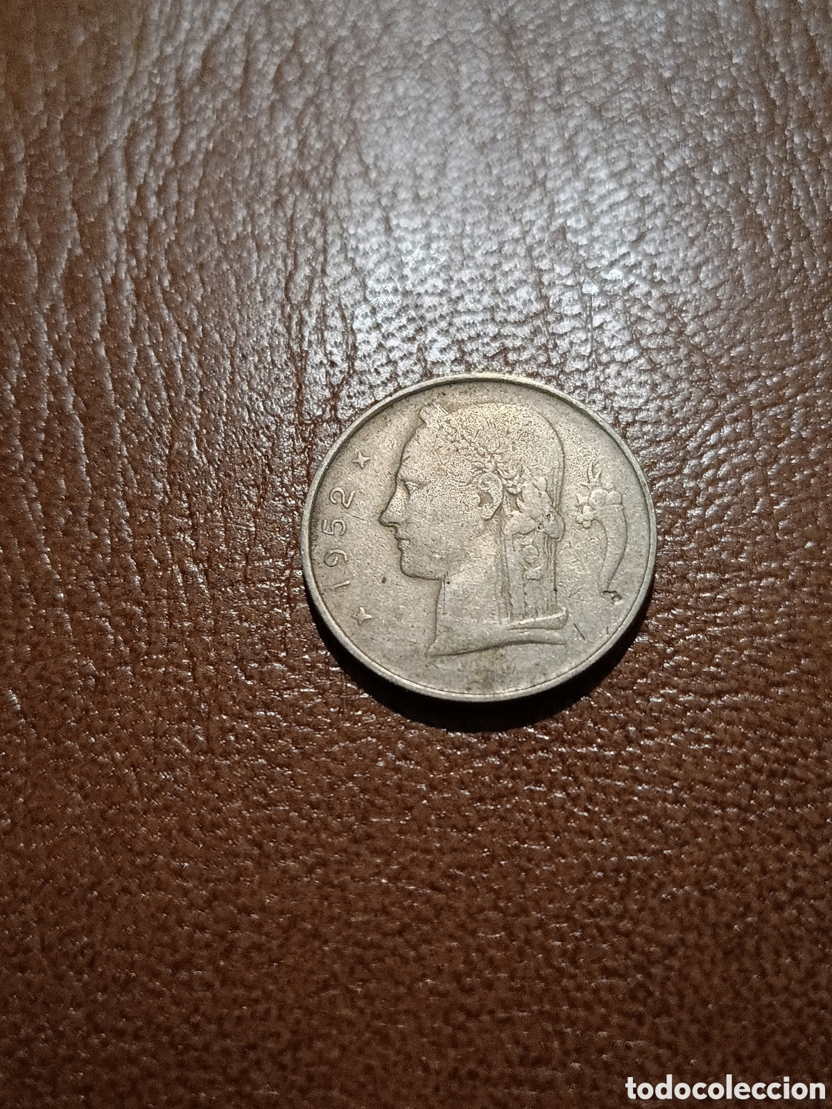 Monedas antiguas de Europa: 1 FRANCO 1952 - B&Eacute;LGICA
