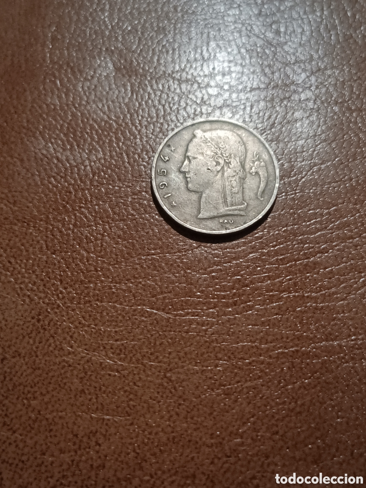 Monedas antiguas de Europa: 1 FRANCO 1954 - B&Eacute;LGICA