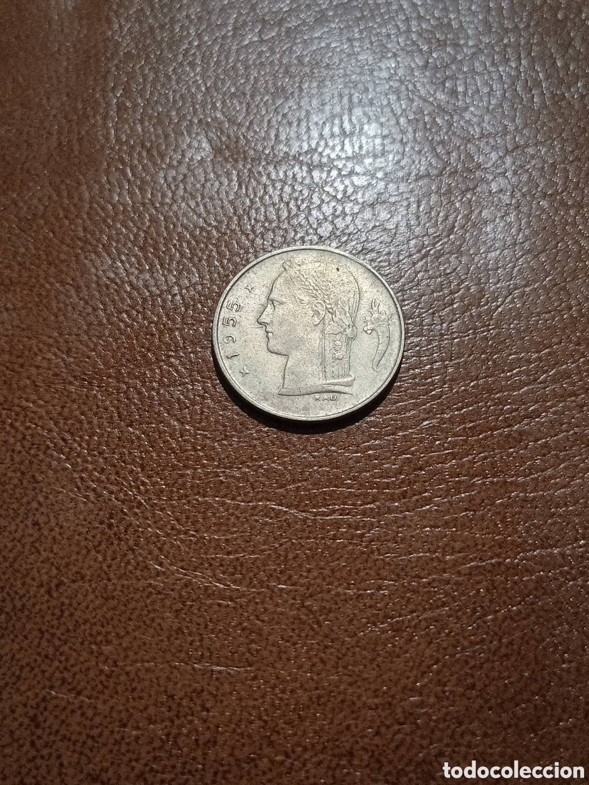 Monedas antiguas de Europa: 1 FRANCO 1955 - B&Eacute;LGICA
