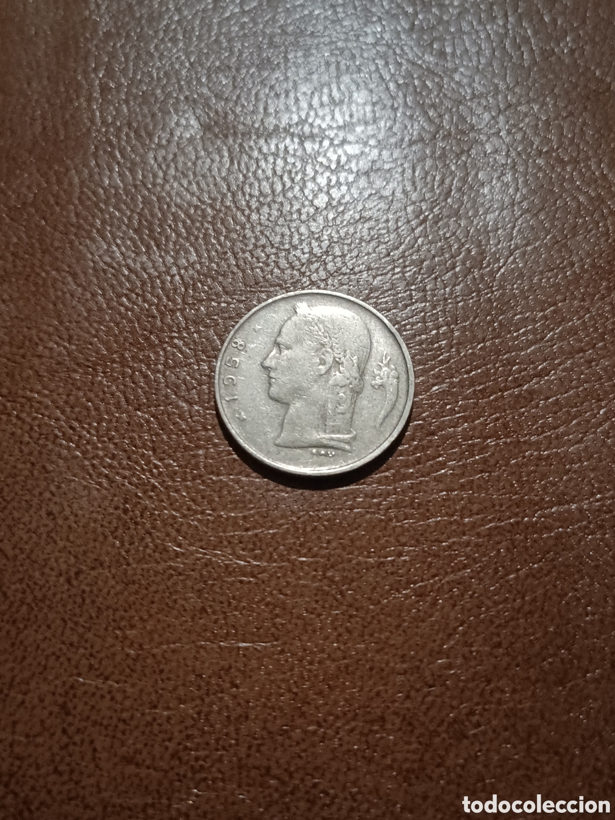 Monedas antiguas de Europa: 1 FRANCO 1958 - B&Eacute;LGICA