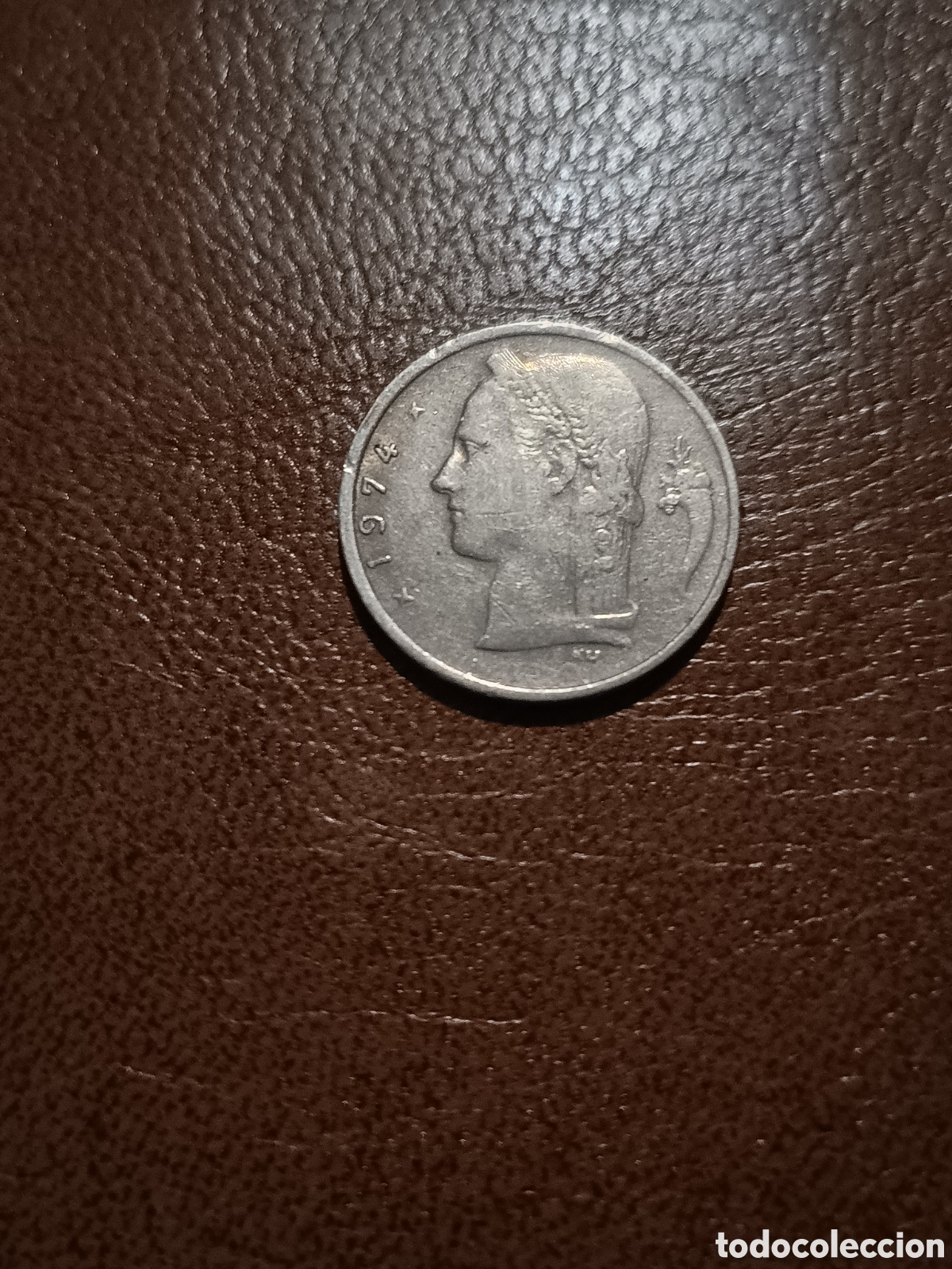 Monedas antiguas de Europa: 1 FRANCO 1974 - B&Eacute;LGICA