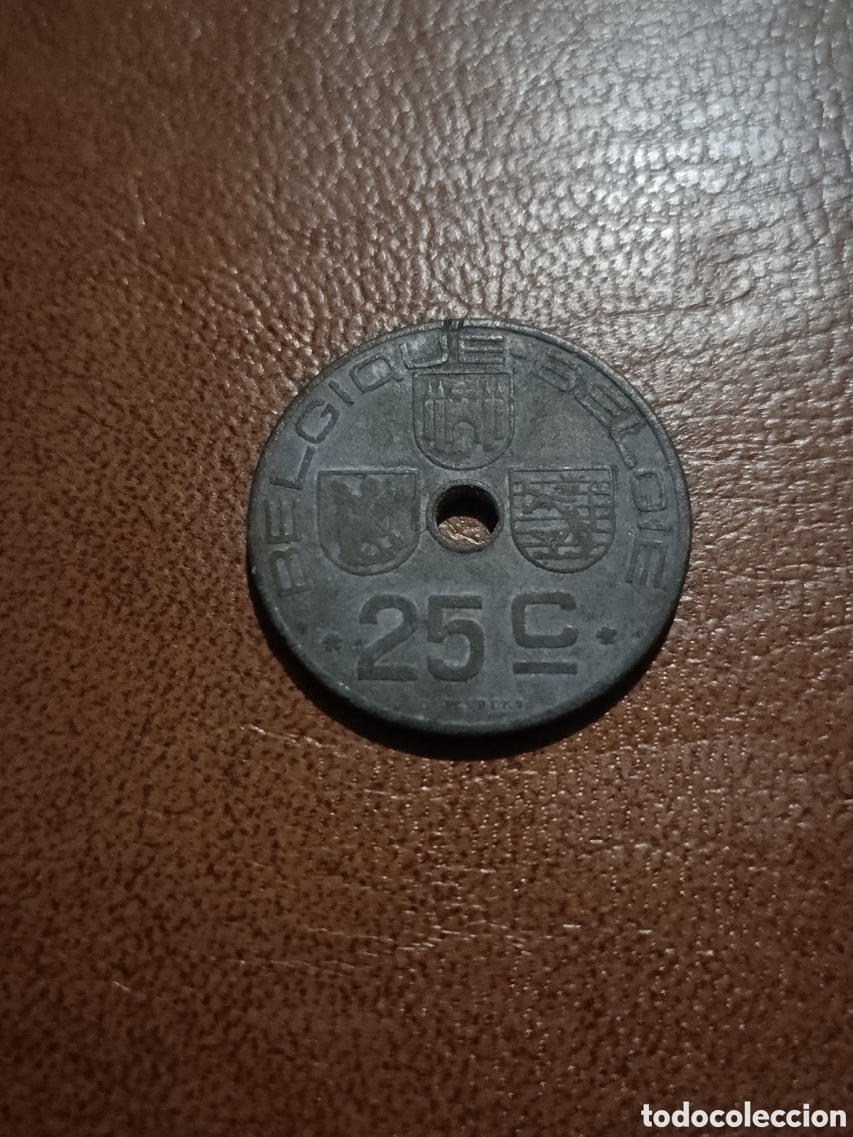 Monedas antiguas de Europa: 25 CENTIMOS 1943 - B&Eacute;LGICA